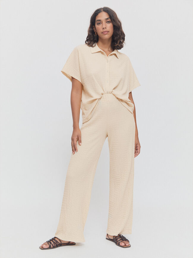 PANTALON ANCHO Crudo