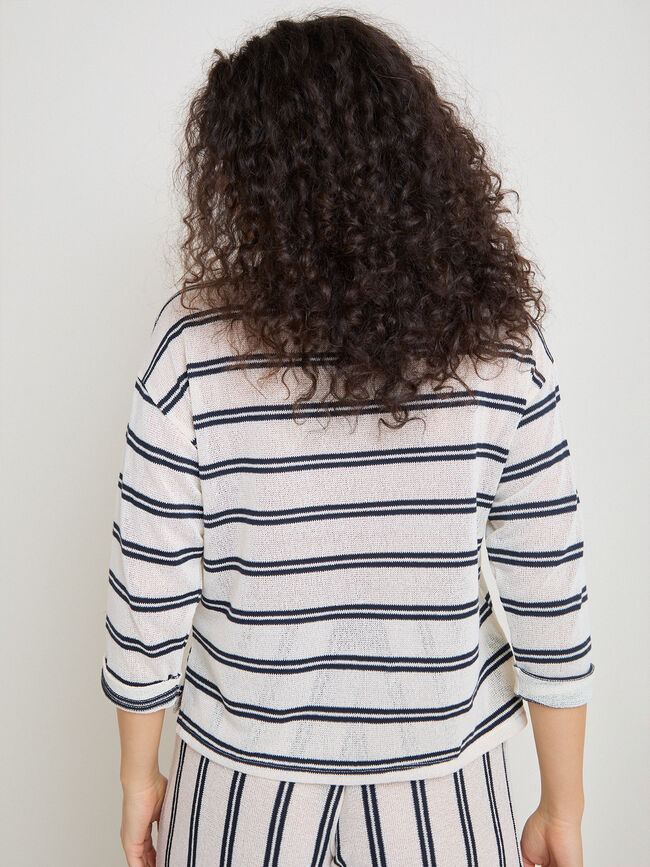 JERSEY  LISTADO Azul Marino