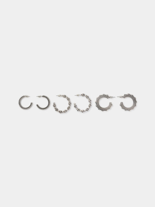 PACK PENDIENTES PLATEADOS Silver image number null