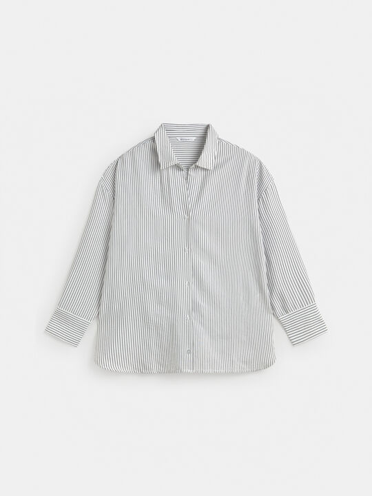 CAMISA RAYA ML Gris Oscuro 2 image number null
