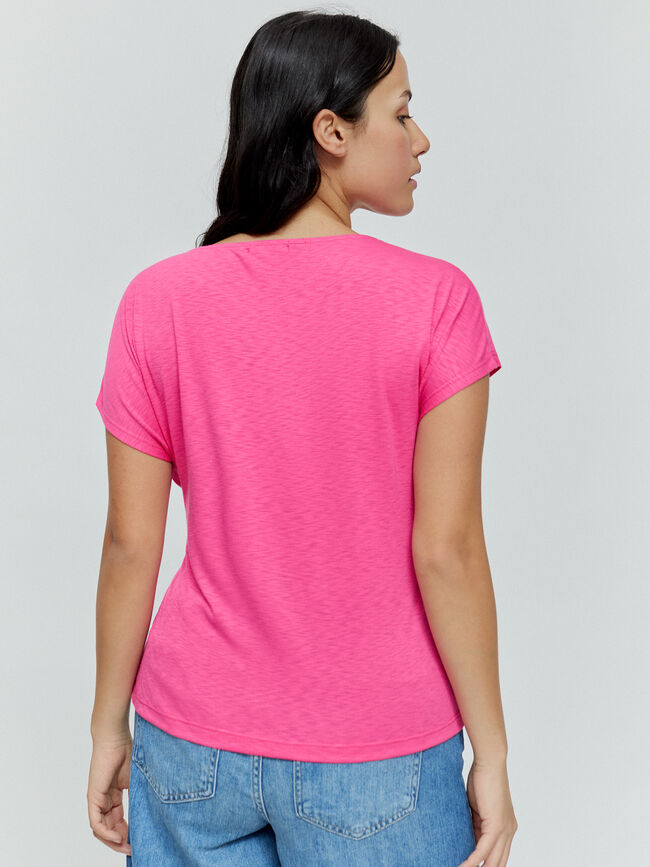 CAMISETA LAZADA Rosa Magenta