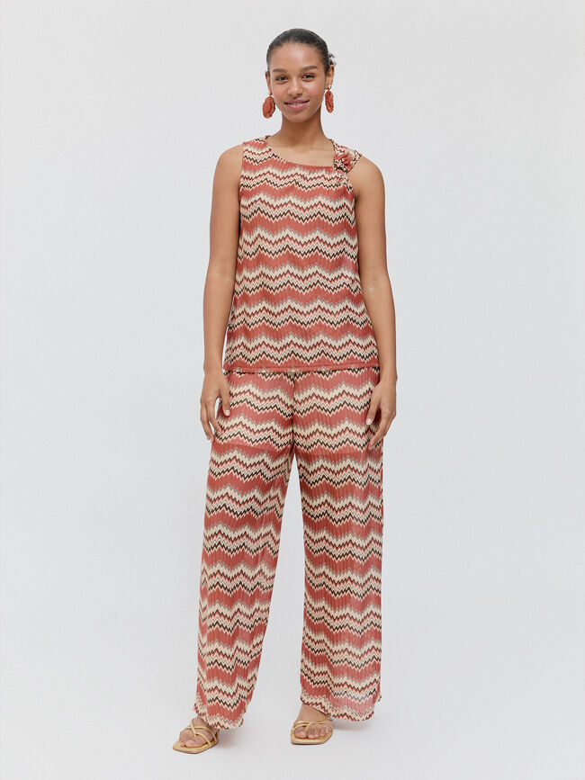 TOP ANILLA Marron
