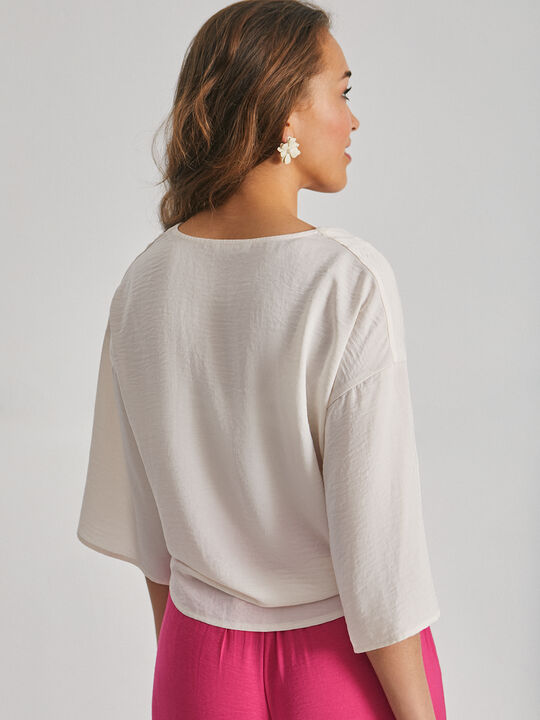 Blusa nudo Blanco Hueso image number null