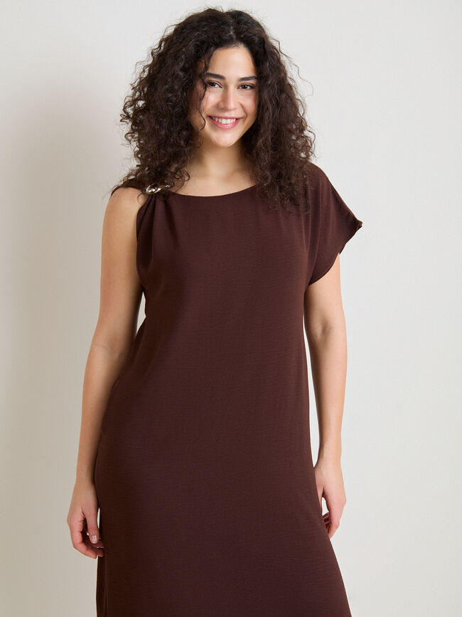 VESTIDO FORNITURa Marron Oscuro