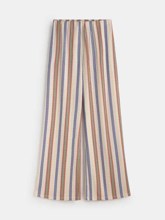 PANTALON ESTAMPADOS RAYAS Crudo image number null