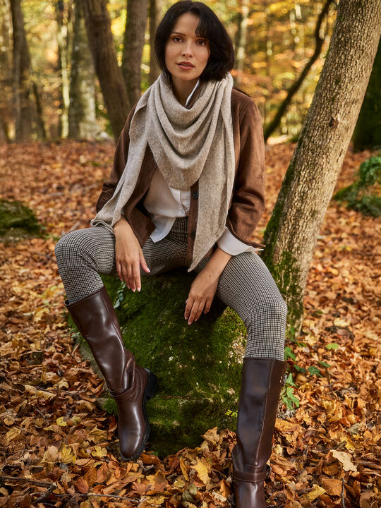 BUFANDA LISA COLOR Crudo image number null