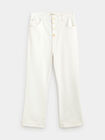 PANTALON DENIM ACAMPANADO Blanco Optico