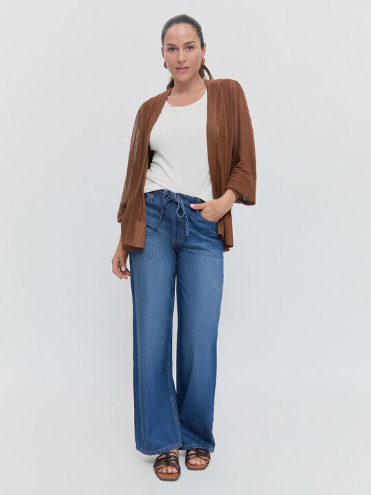 CARDIGAN HILO METÁLICO Cobre image number null