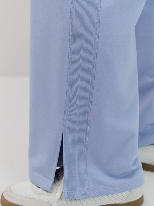 PANTALON CINTURON Azul Chambray image number null