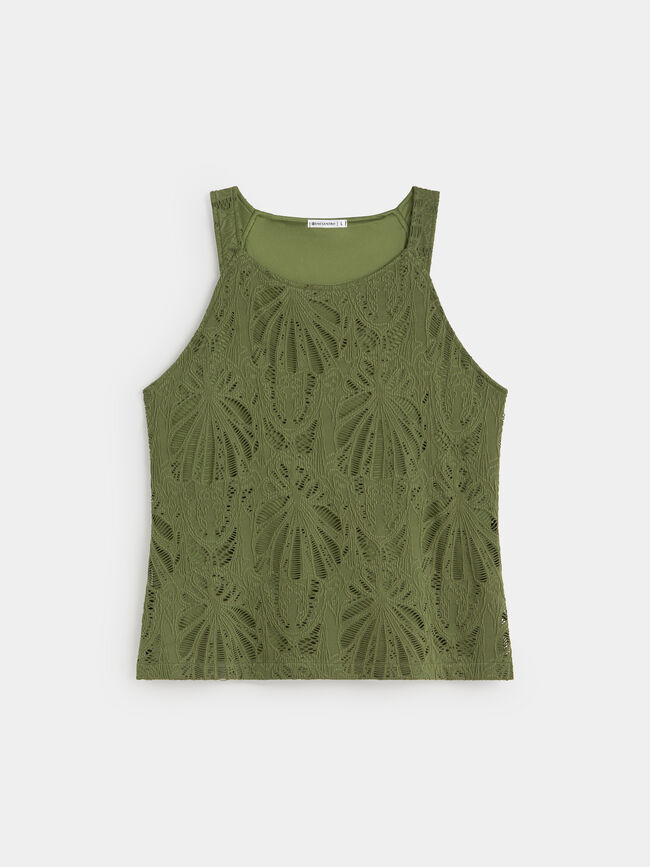 CAMISETA CALADA HALTER Verde
