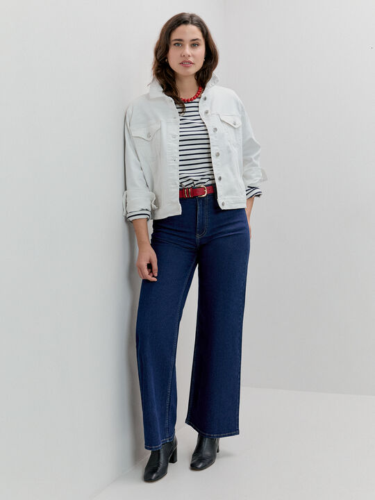 CAZADORA VAQUERA BASICA Blanco Optico image number null