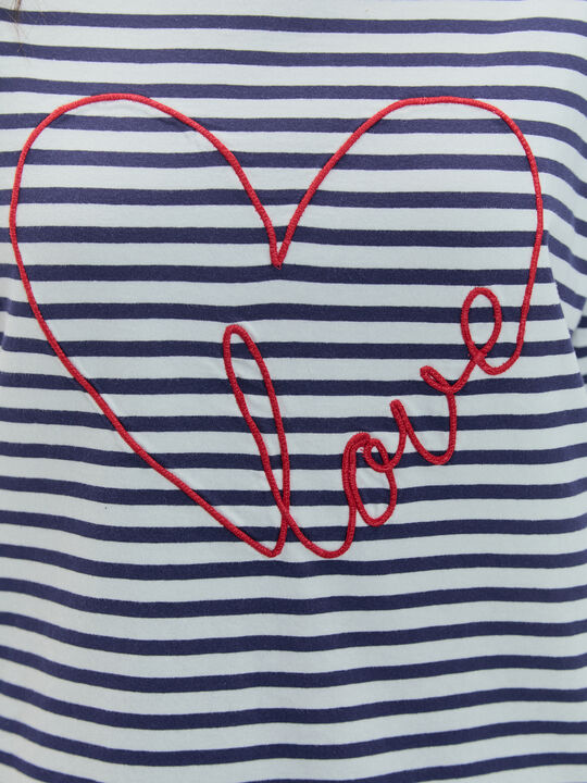 CAMISETA RAYAS CORAZ&Oacute;N Rayas 1 image number null