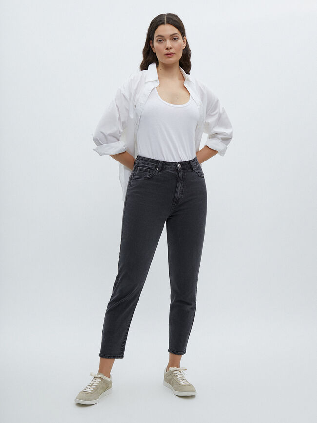 VAQUERO MOM Black wash