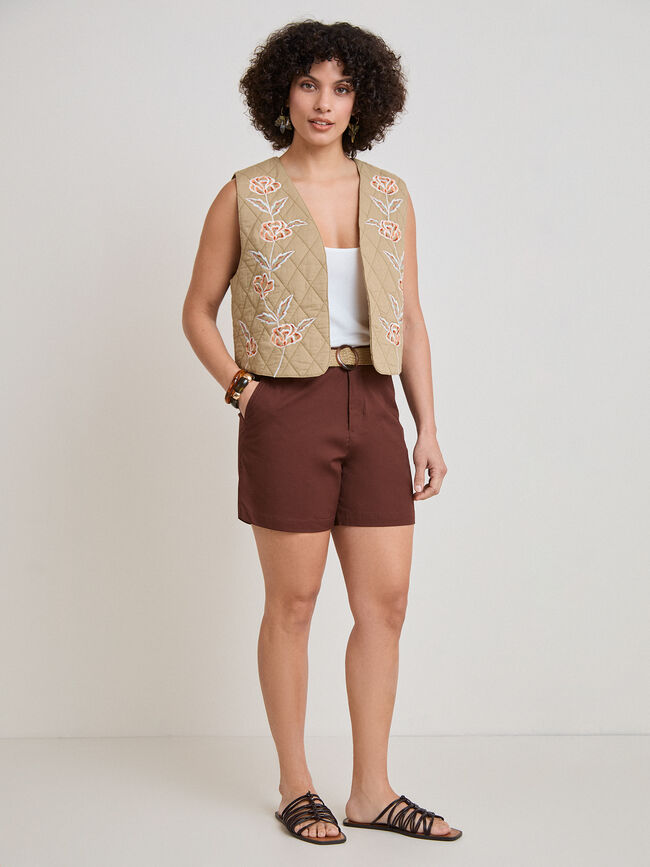 PANTAL&Oacute;N CORTO CINTUR&Oacute;N BROWNIE