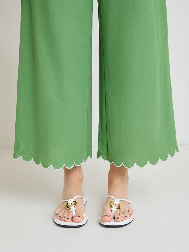 PANTAL&Oacute;N BORDADO Hoja