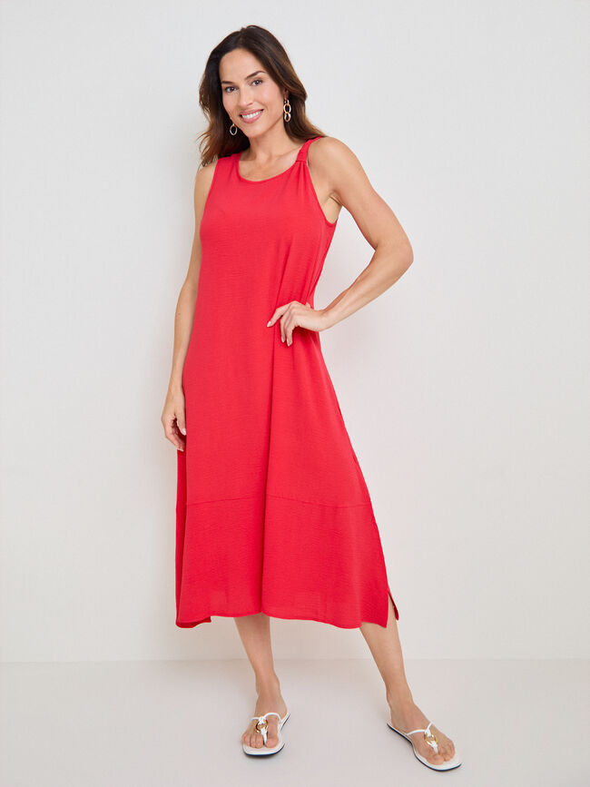 VESTIDO MIDI NUDO Camelia