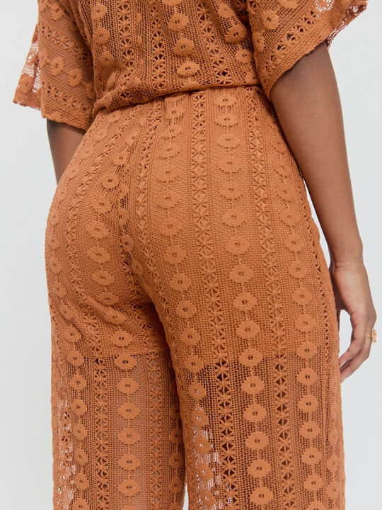 PANTALON TEXTURA Cognac image number null