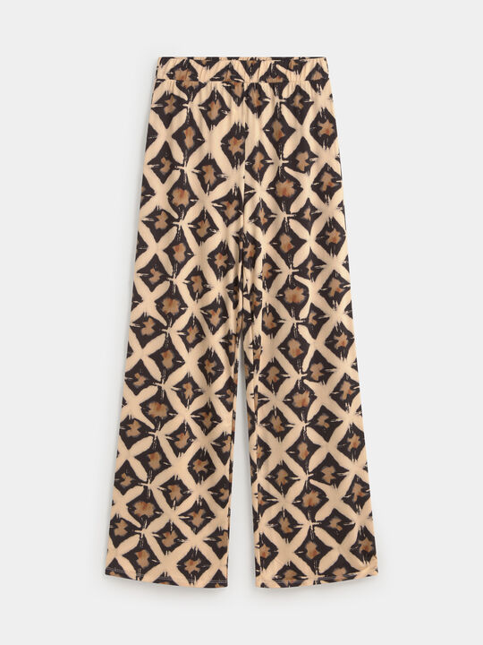 PANTALON ESTAMPADO Negro image number null