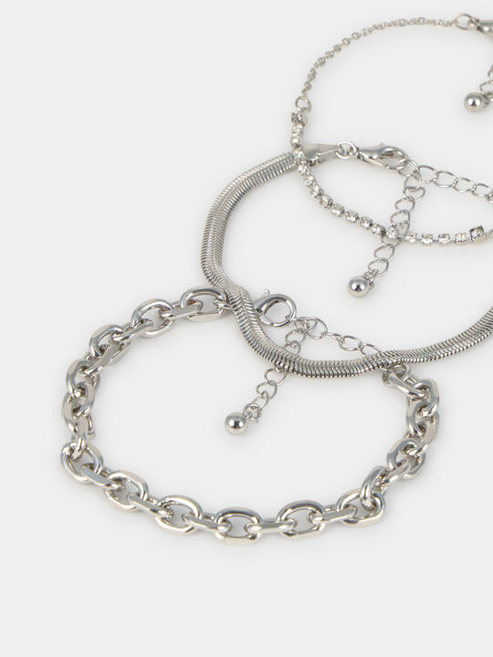 PACK PULSERAS Plata image number null
