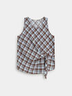 TOP NUDO ESTAMPADO Celeste