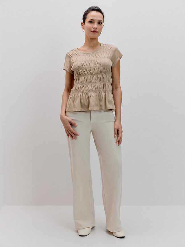 CAMISETA GOMA CANILLA Vison