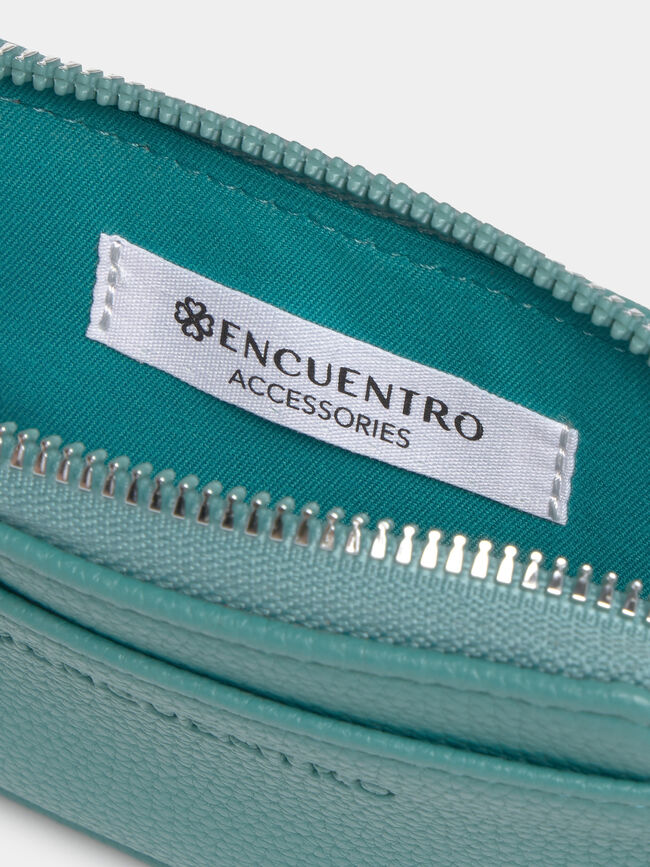 MONEDERO CREMALLERA Turquesa
