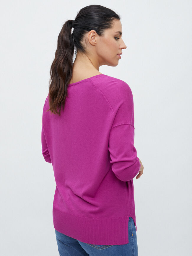 JERSEY CUELLO PICO Morado - 3