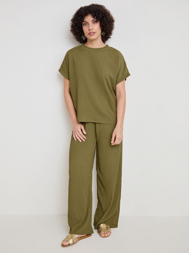 CAMISETA TEXTURA Oliva Kaki