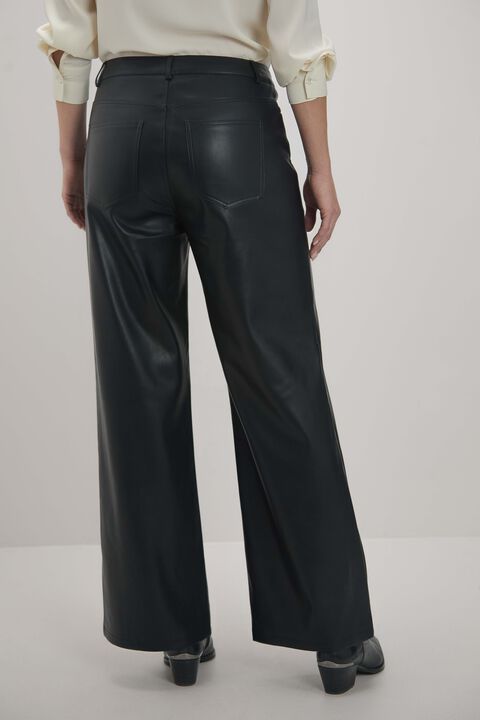 PANTALON POLIPIEL RECTO Negro image number null