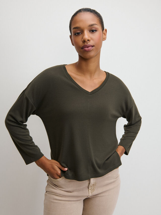 CAMISETA LANOSA Bosque Oscuro