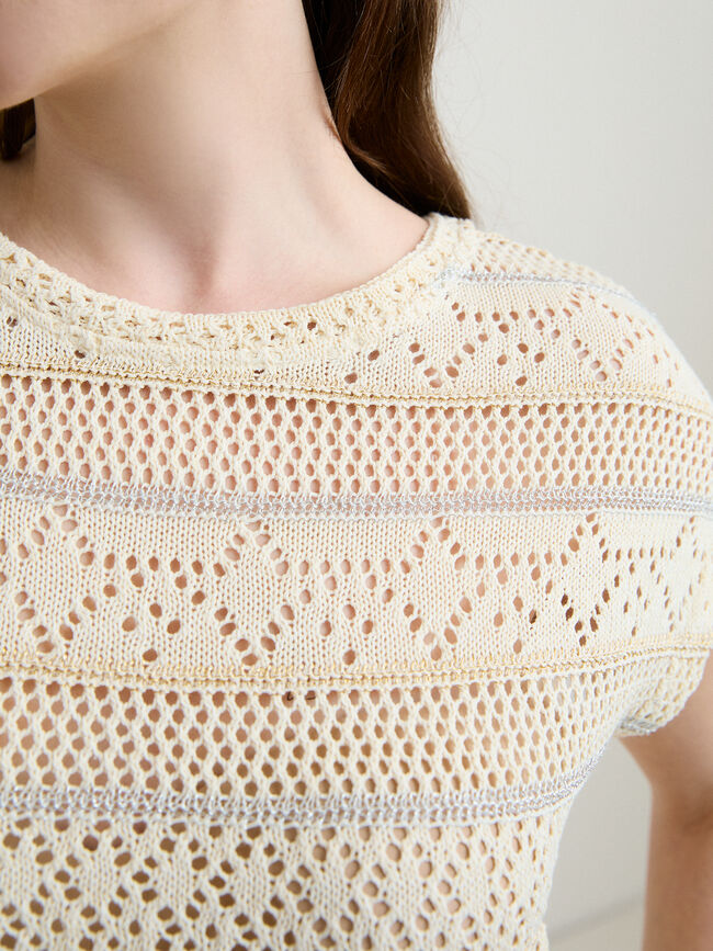 CAMISETA PUNTO CORTADO Rayas 1