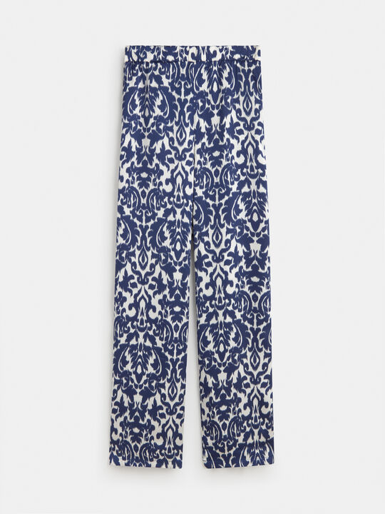 PANTALON SATEN Azul Marino image number null