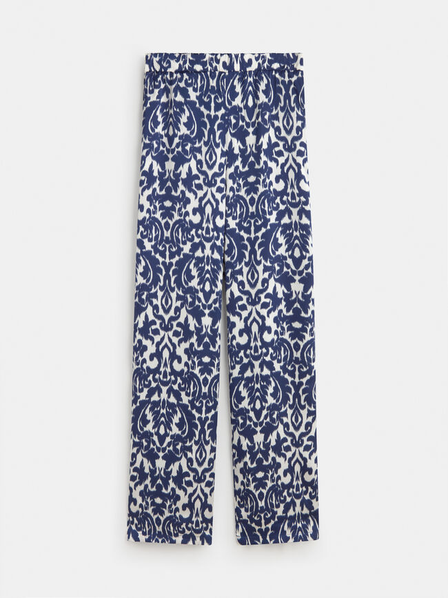 PANTALON SATEN Azul Marino