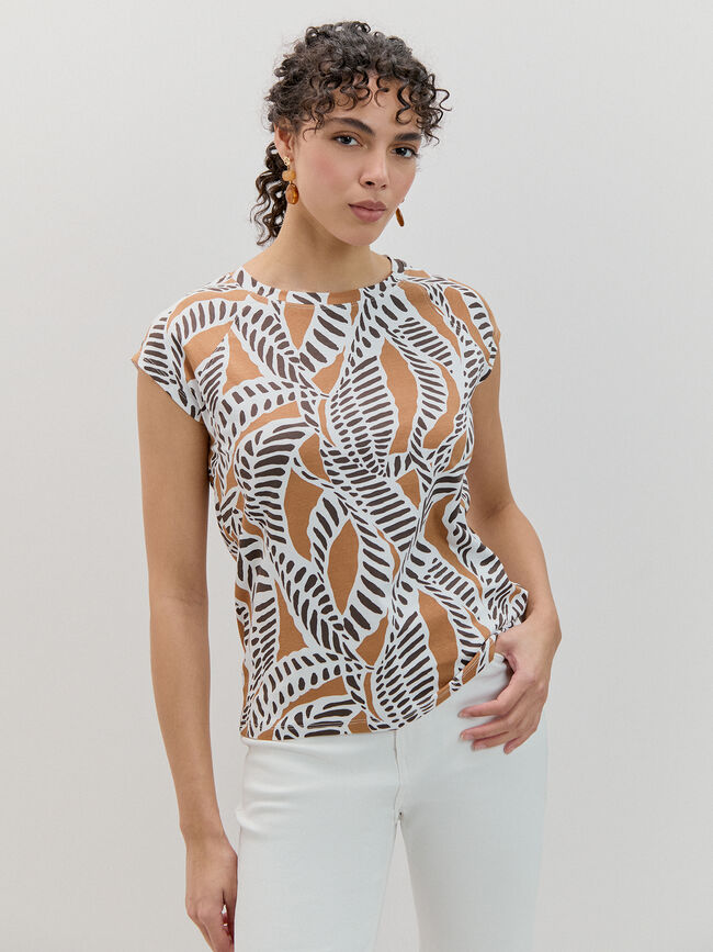 TOP MANGA CORTA Estampado 2