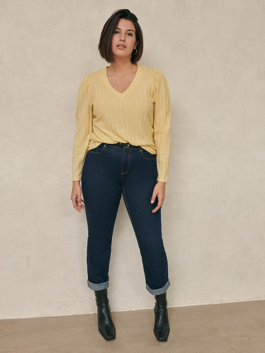 CAMISETA PUNTO Amarillo image number null