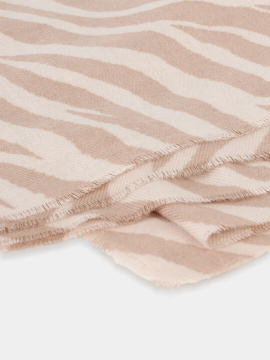 BUFANDA ANIMAL PRINT Beige image number null
