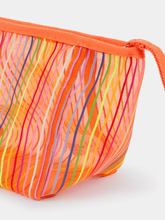 Neceser rayas multicolor naranja golden image number null