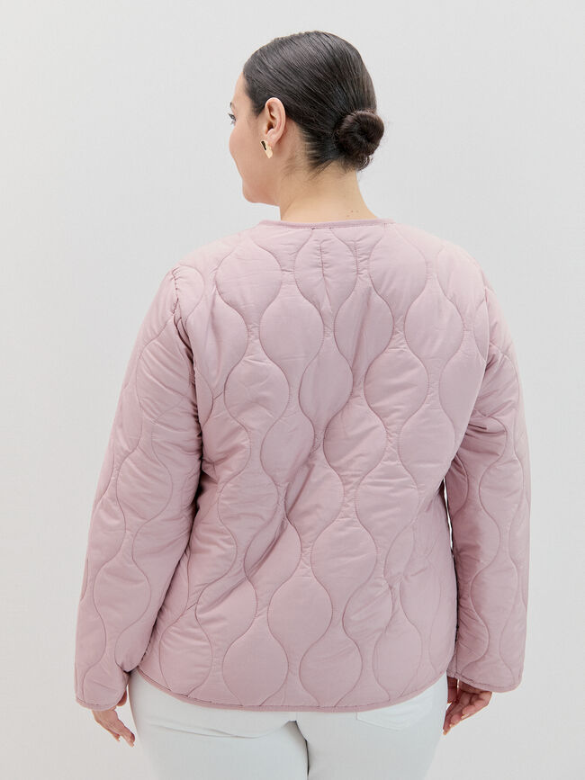 CHAQUETA ACOLCHADA CUELLO Rosa