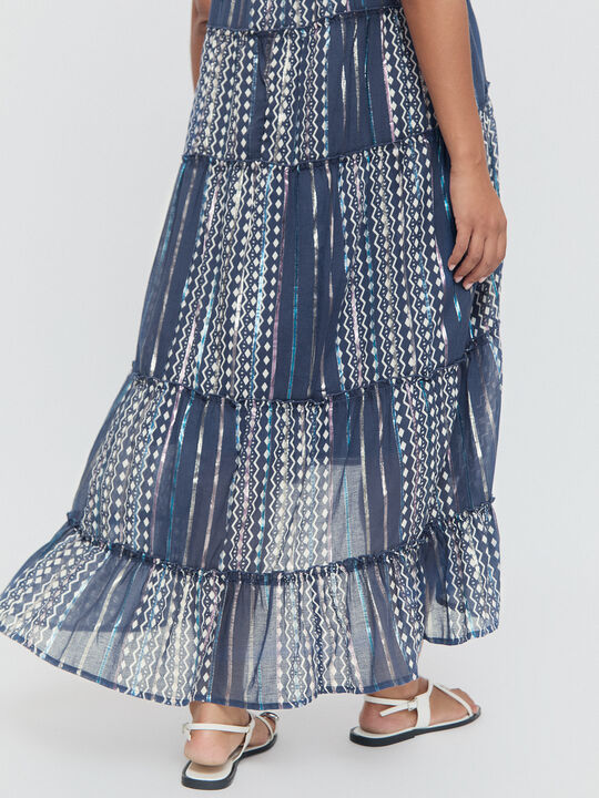 VESTIDO ESTAMPADO Indigo image number null