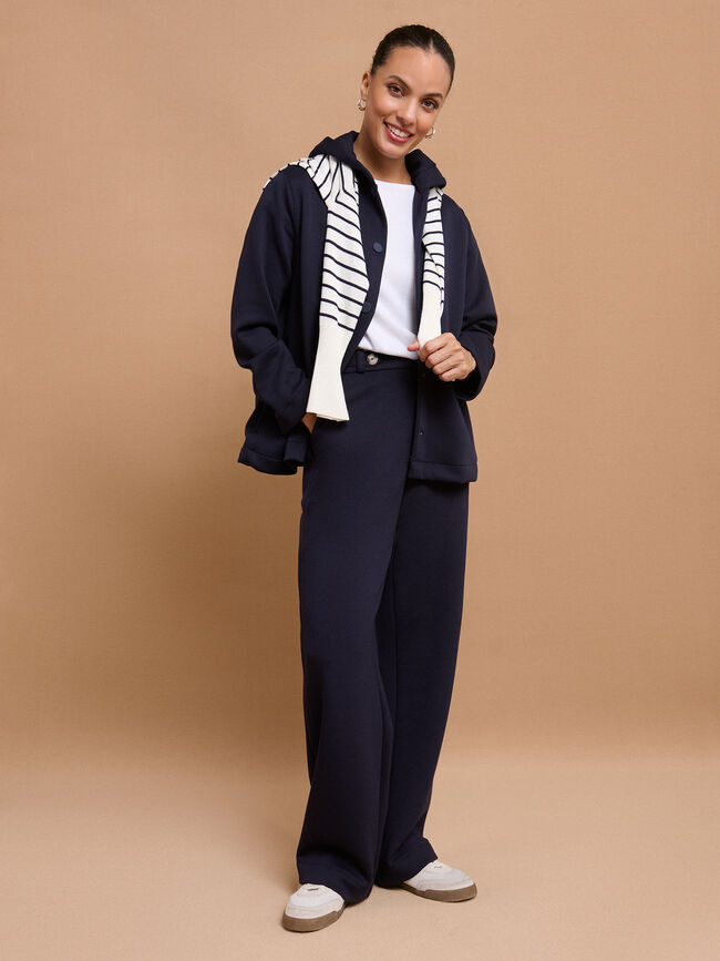 PANTALON VESTIR DETALLE Azul Marino