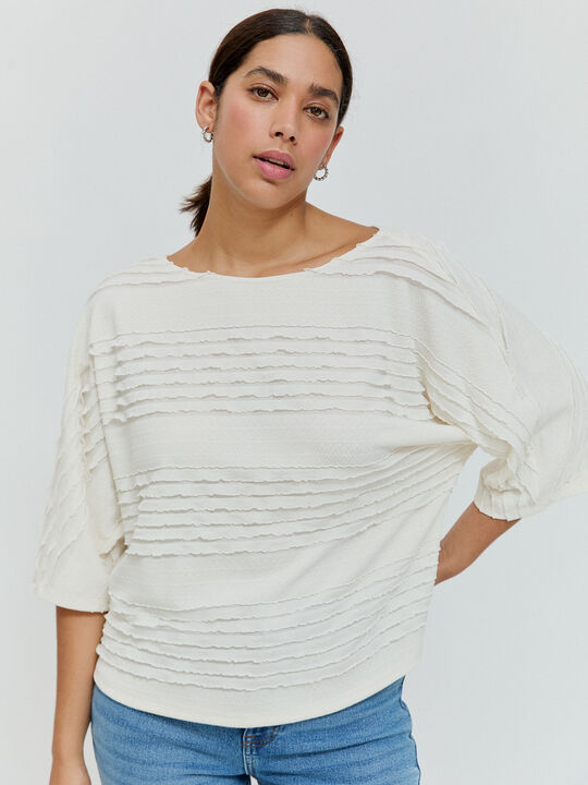 CAMISETA TEXTURA Crudo image number null