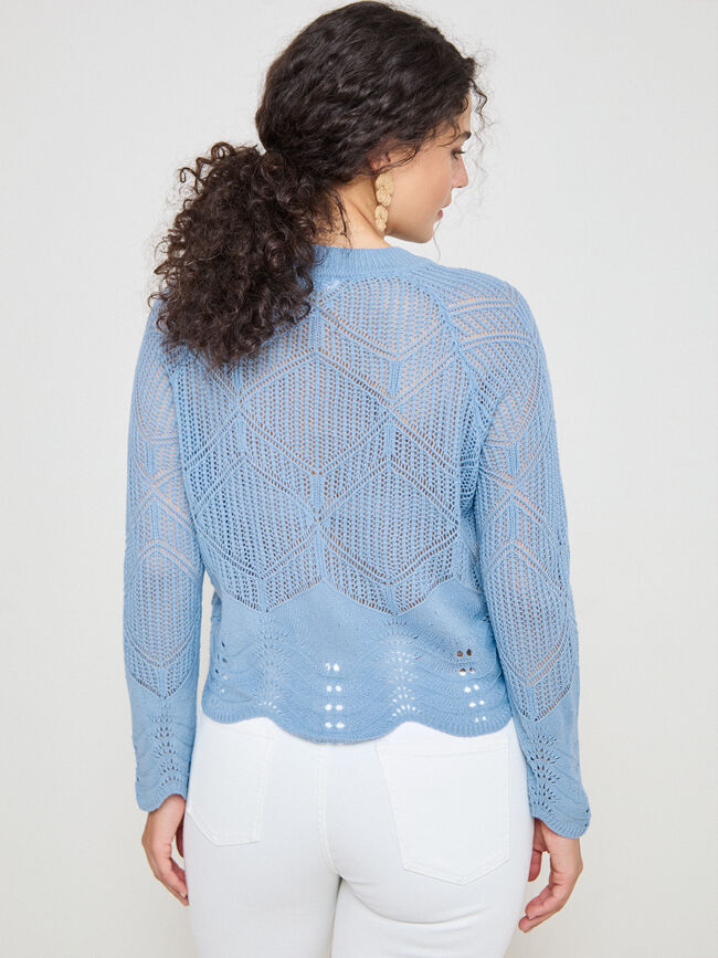 JERSEY CALADO Azul Bebe