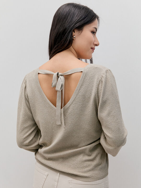 TOP FIESTA LAZO Beige image number null