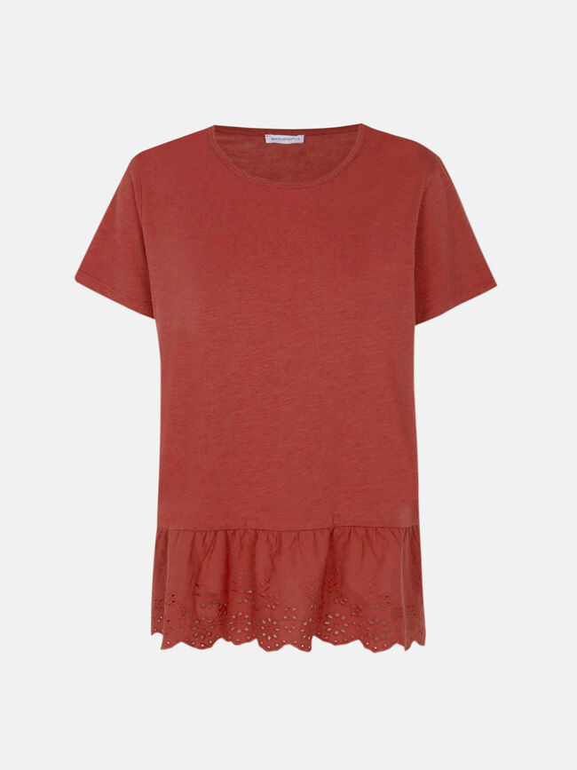 Camiseta bordado en bajo Azafran 2