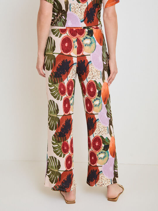 PANTAL&Oacute;N SET PLISADO FRUTAS Estampado 1 image number null