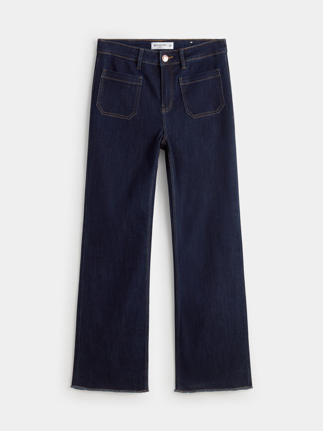VAQUERO FLARE CROP Rinse Wash