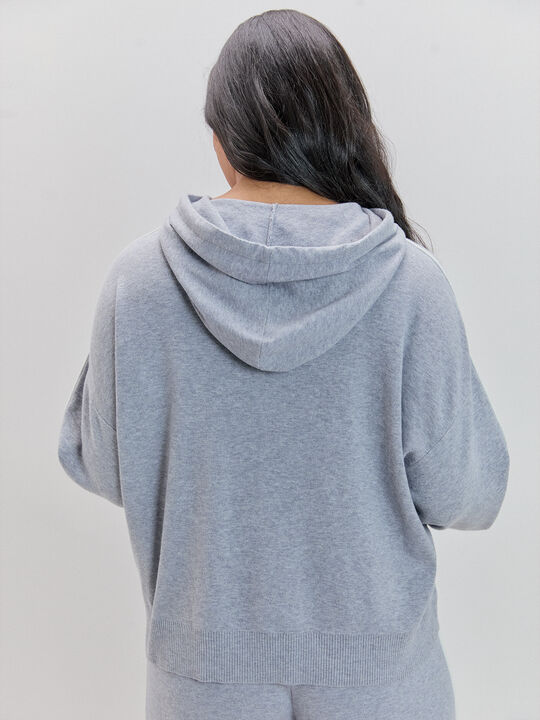 SUDADERA CONJUNTO Gris image number null