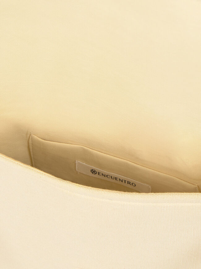 BOLSO MANO BOLAS Beige