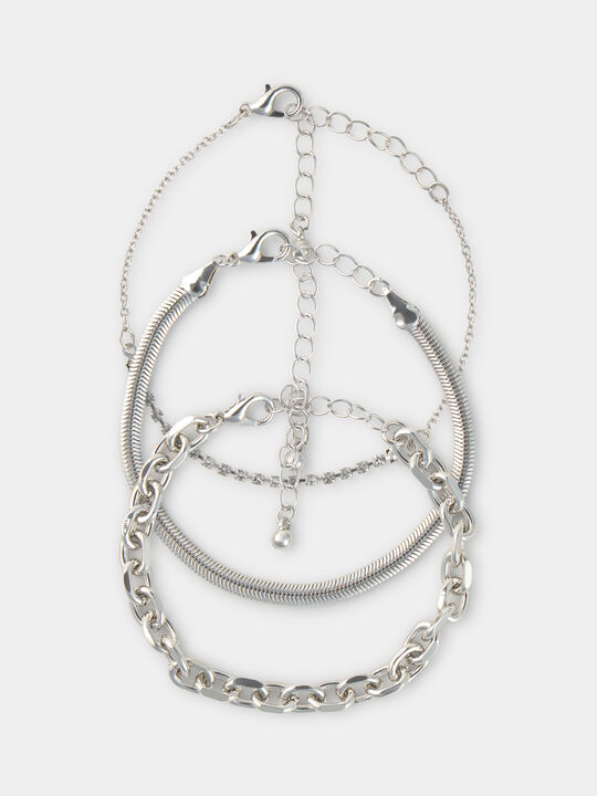 PACK PULSERAS Plata image number null