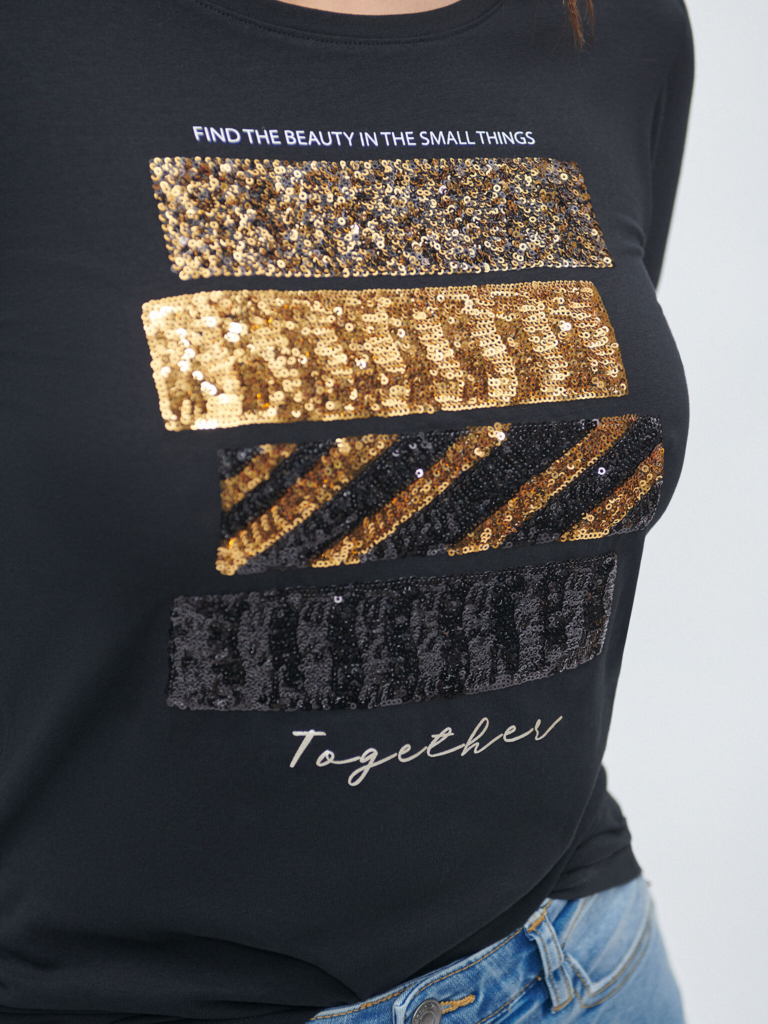 Camisetas clearance con brillos